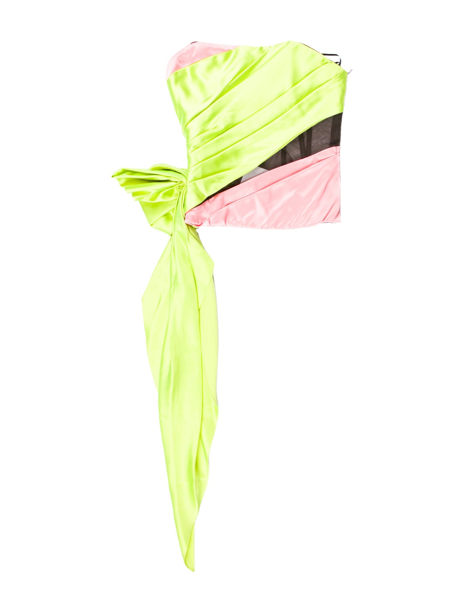 Halpern Colorblock Pattern Strapless Top w/ Tags