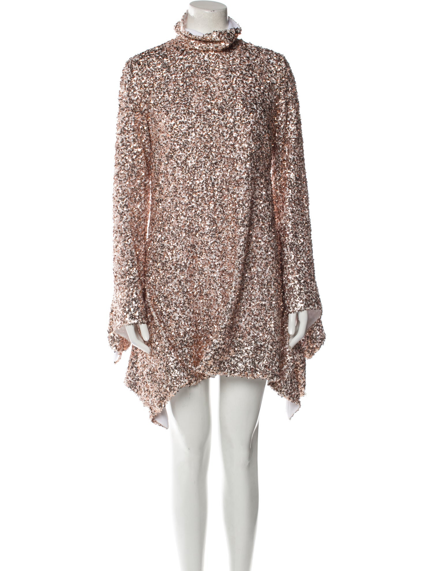 Halpern Floral Print Mini Dress