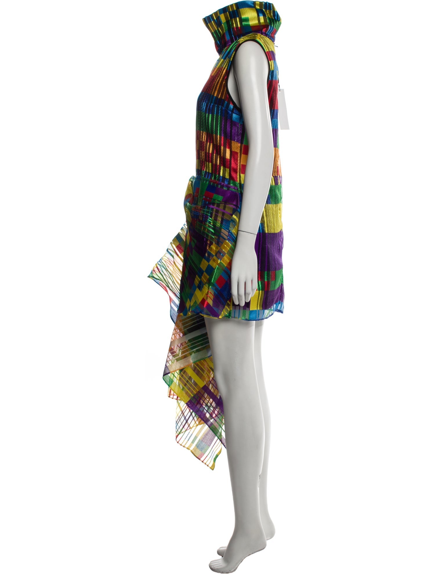 Halpern Printed Long Dress w/ Tags