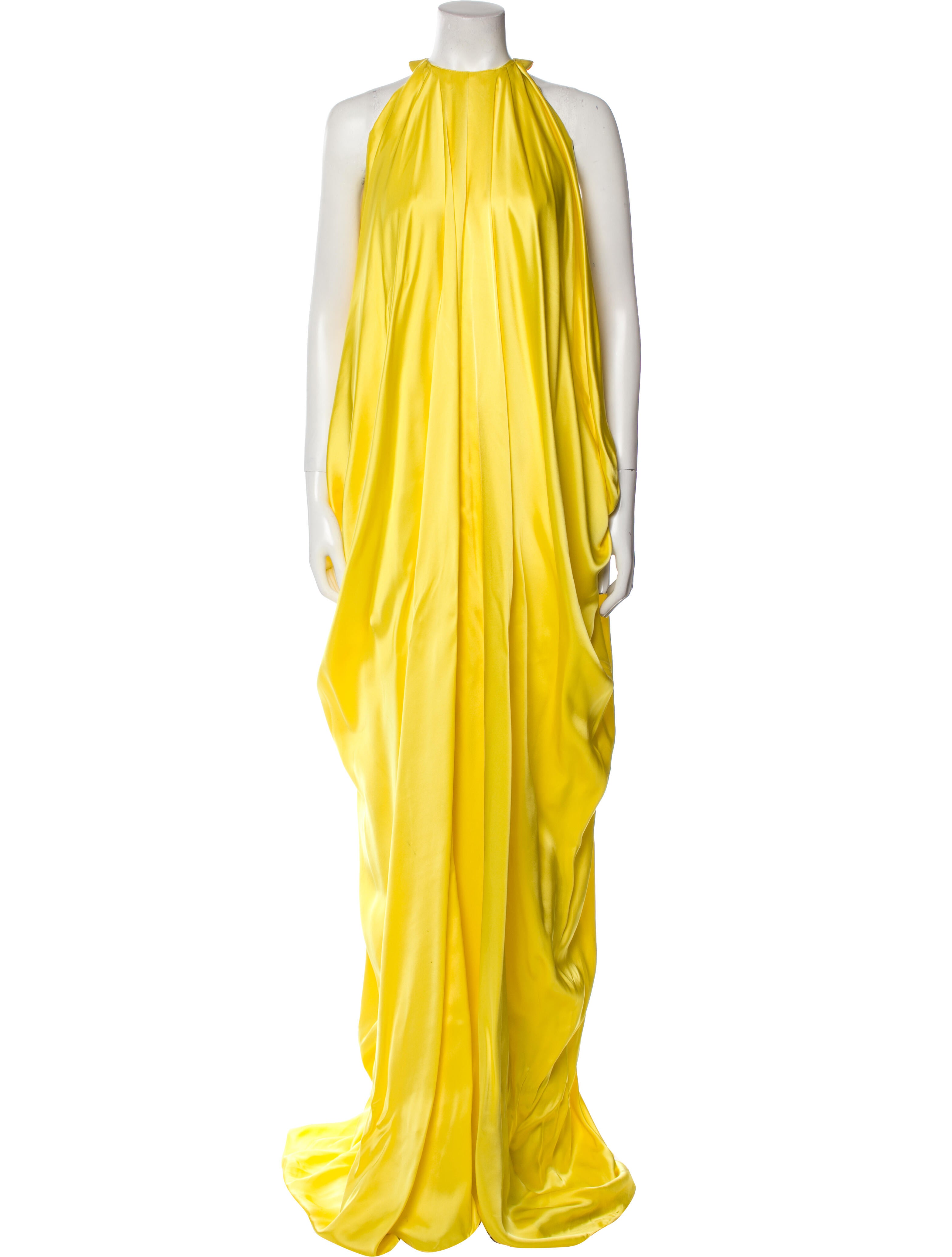 Halpern Halterneck Long Dress