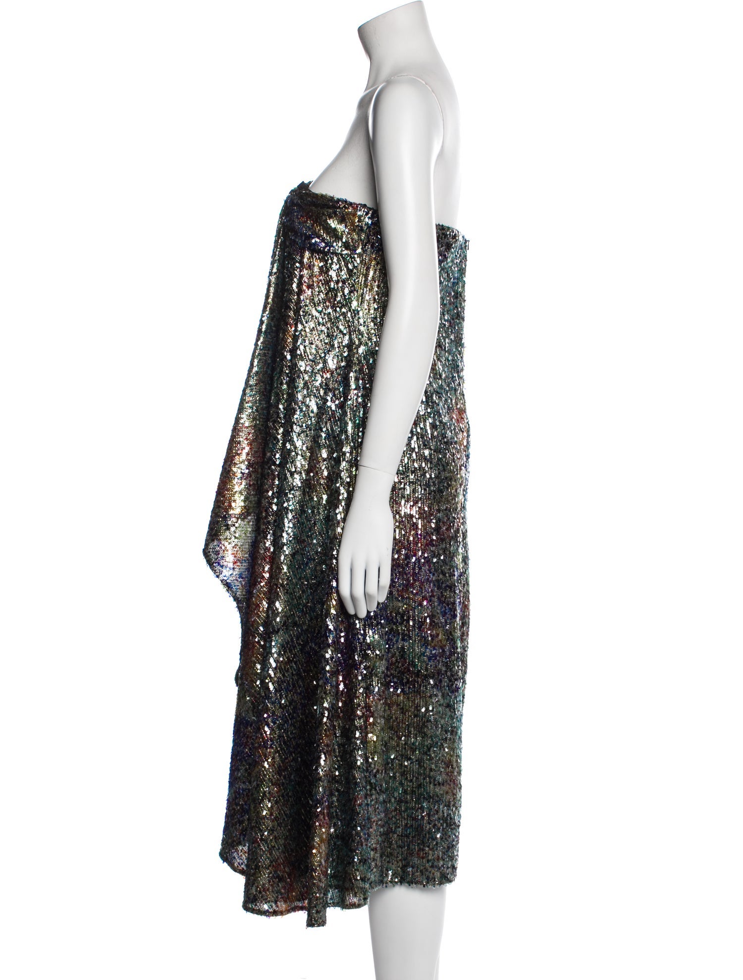 Halpern Sequin Knee-Length Dress w/ Tags