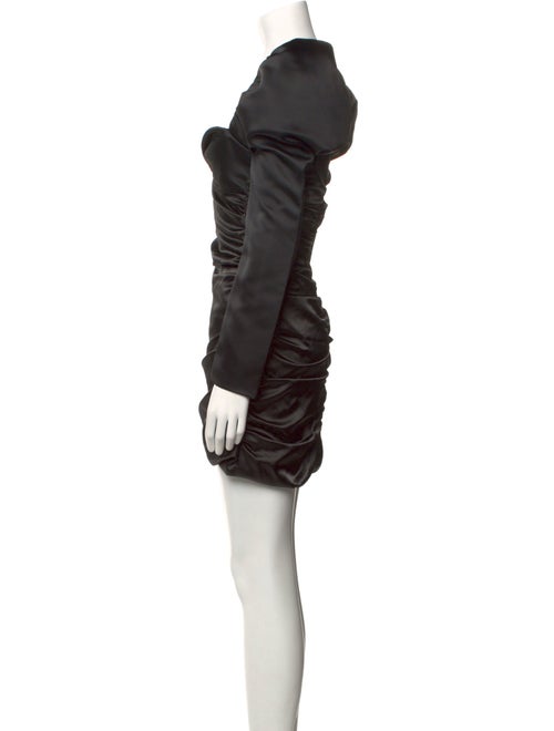 Halpern Square Neckline Mini Dress