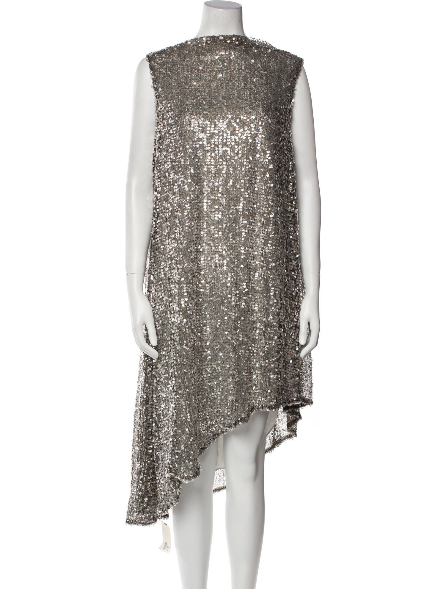 Halpern Mock Neck Midi Length Dress w/ Tags