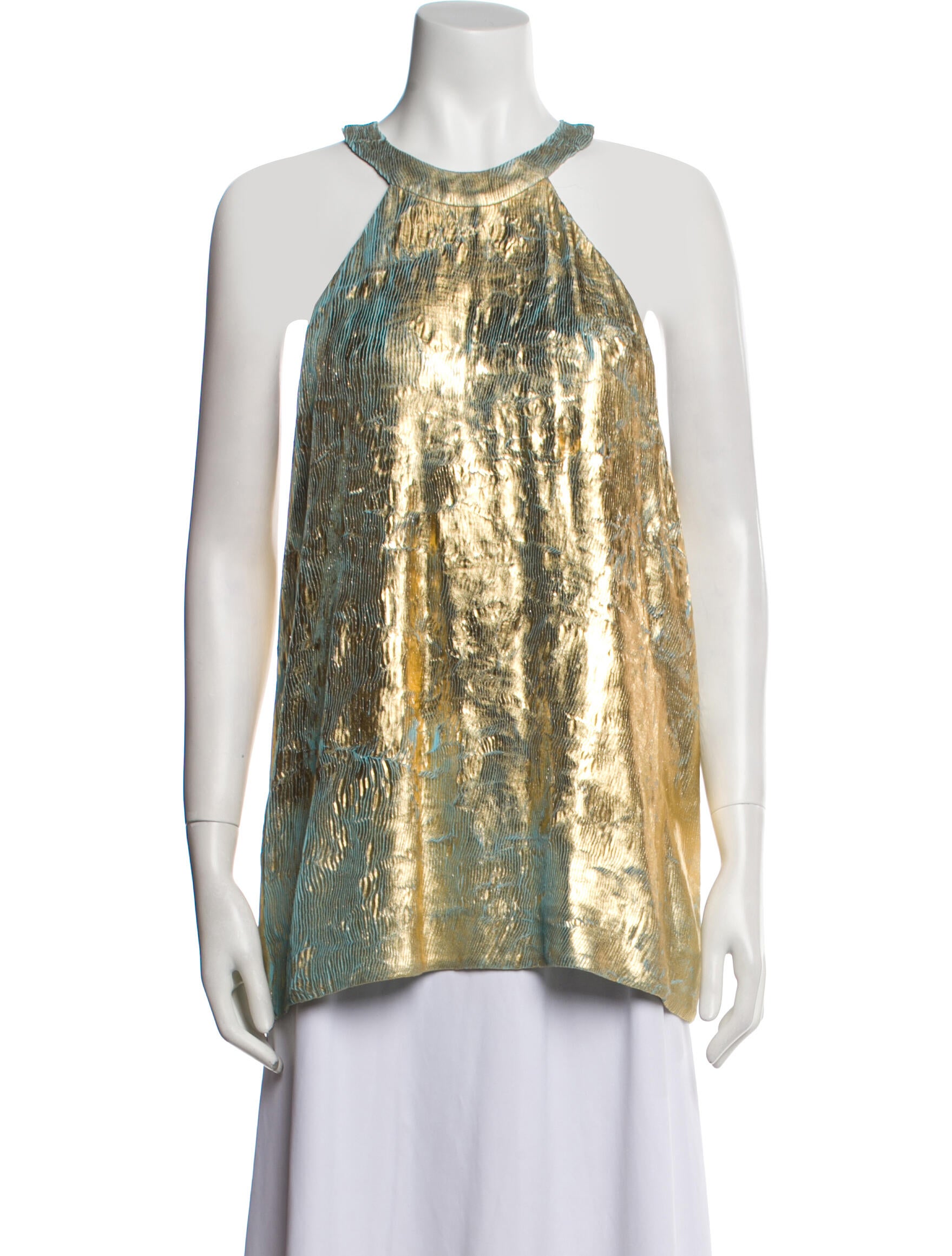 Halpern Halterneck Sleeveless Top