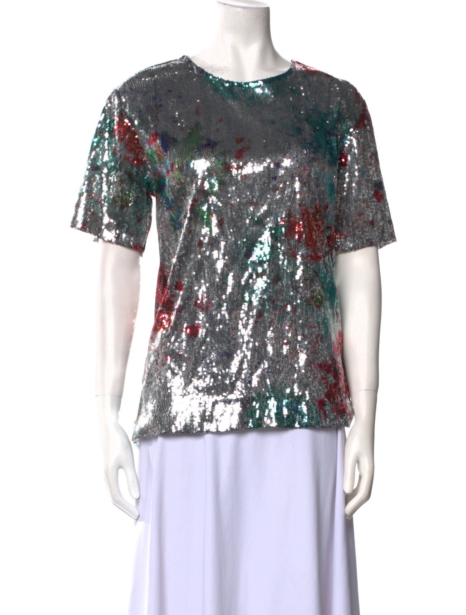 Halpern Printed Crew Neck T-Shirt