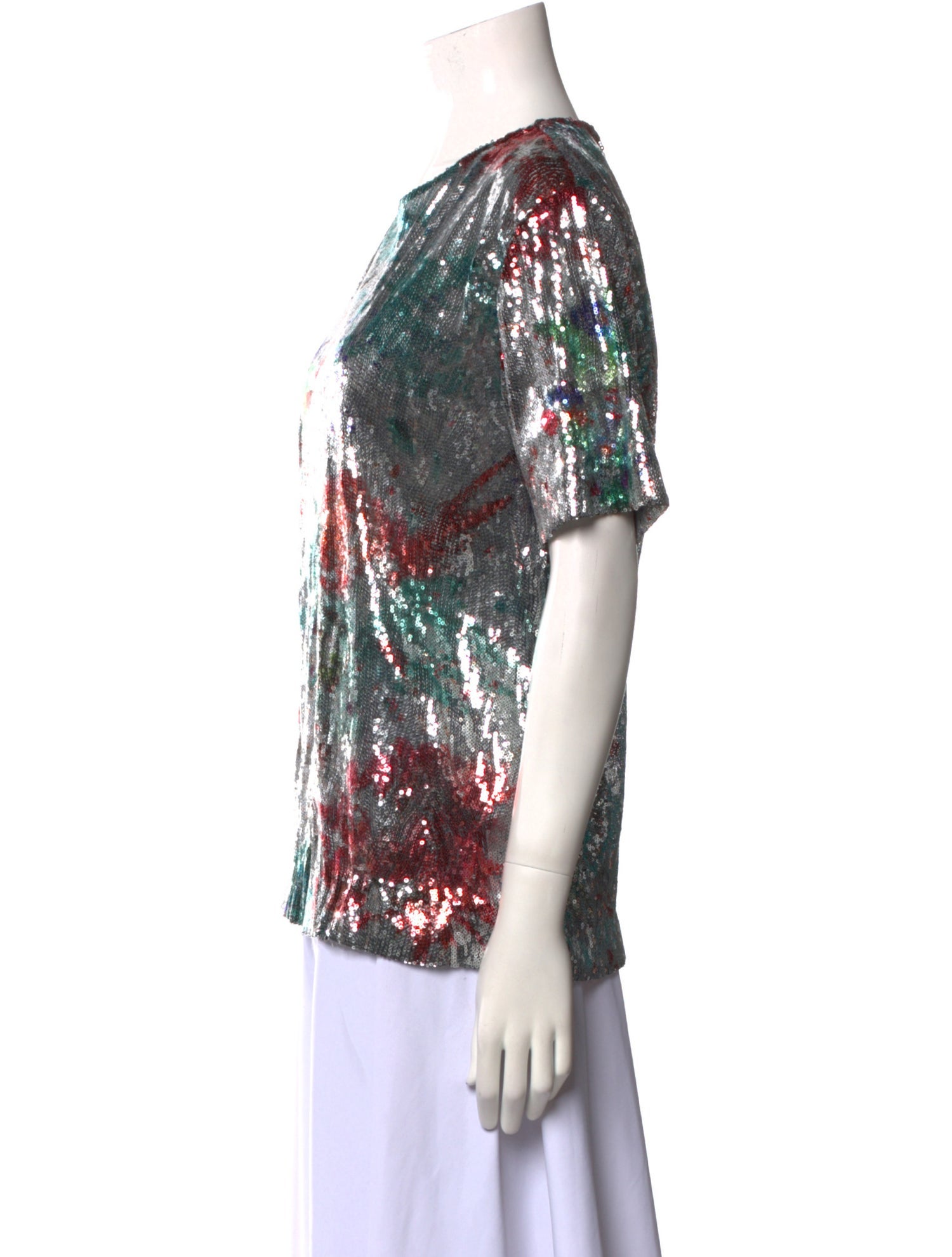 Halpern Printed Crew Neck T-Shirt