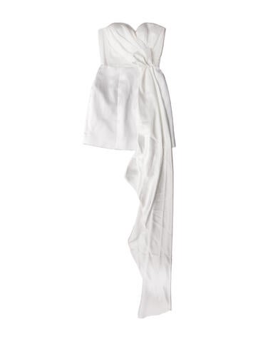 Halpern Dresses One-Shoulder Mini Dress XS