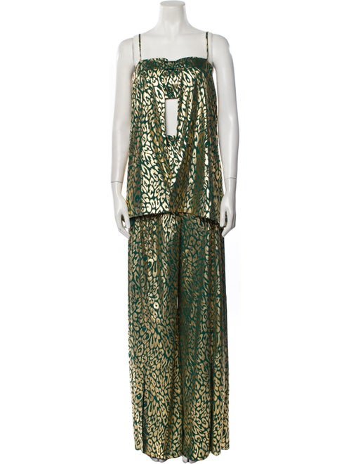 Halpern Printed Pant Set