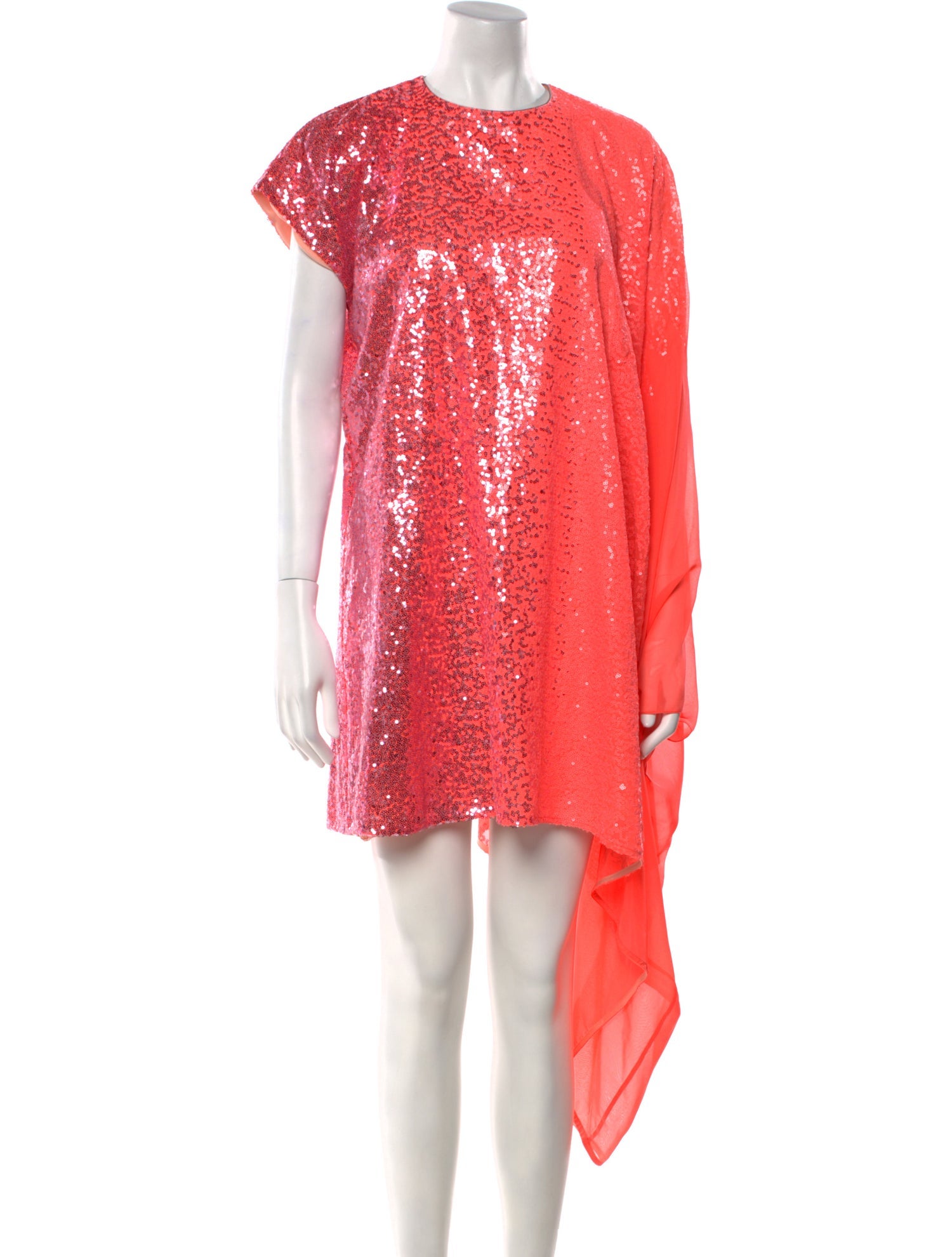 Halpern Crew Neck Mini Dress w/ Tags