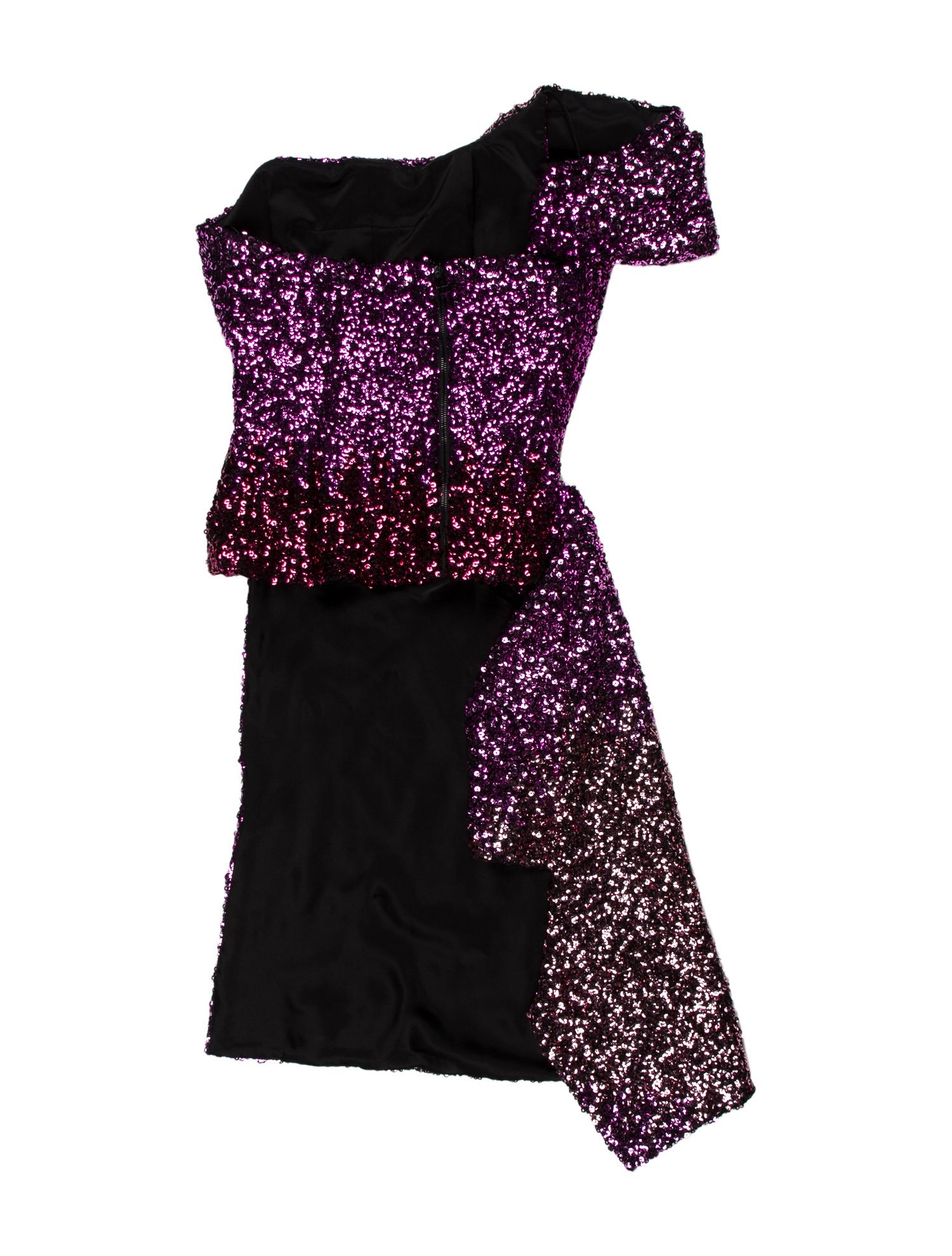 Halpern One-Shoulder Sleeveless Tunic w/ Tags