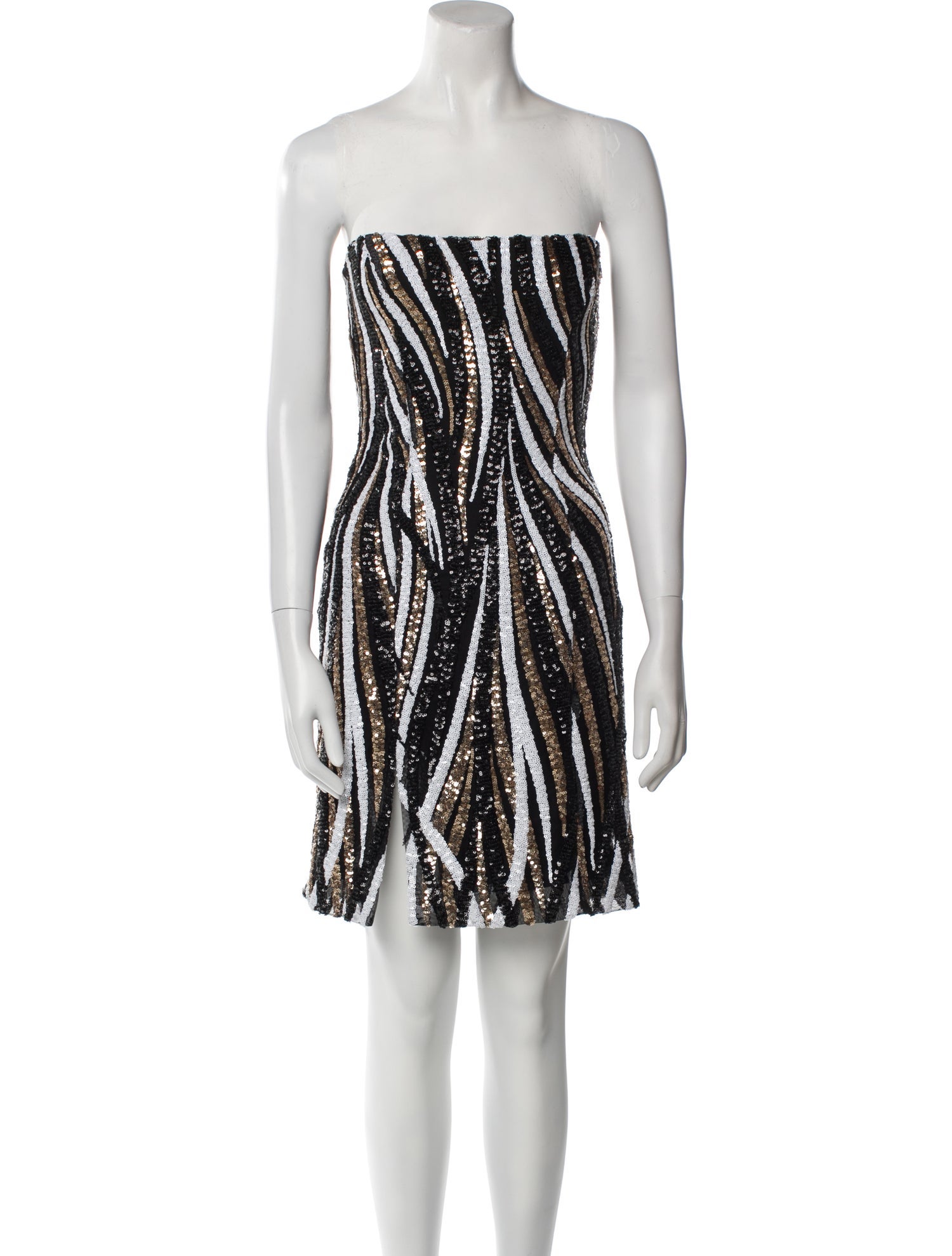 Halpern Printed Mini Dress