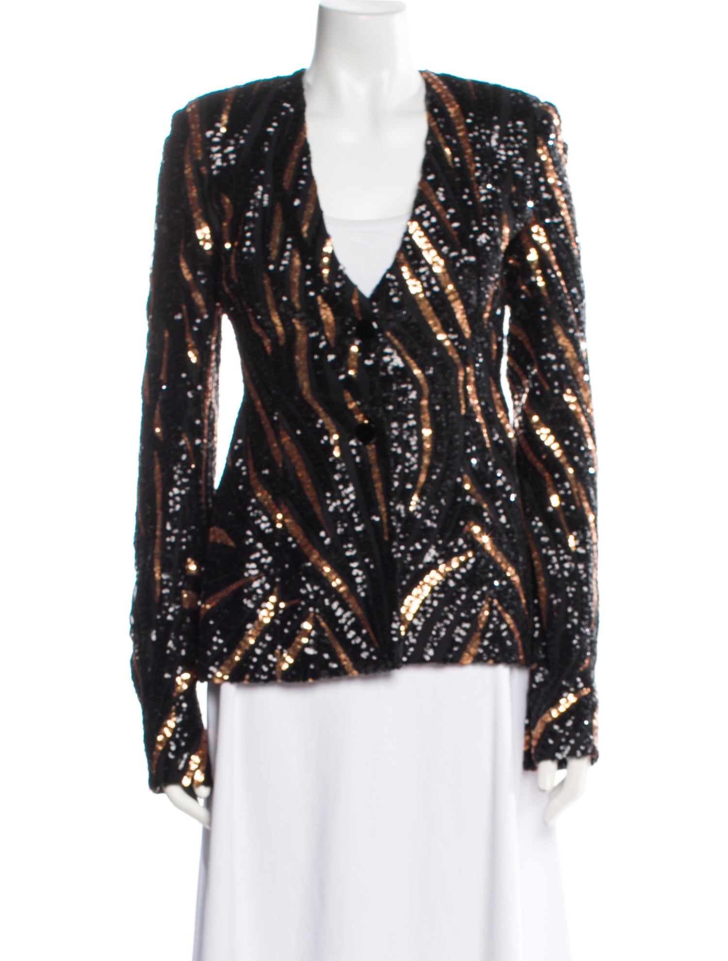 Halpern Printed Evening Jacket