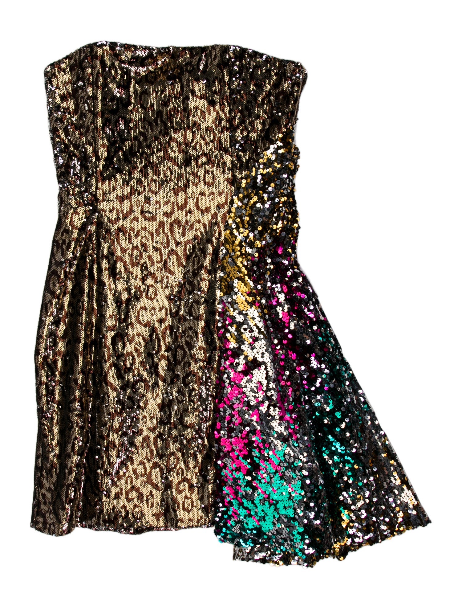 Halpern Strapless Mini Dress w/ Tags