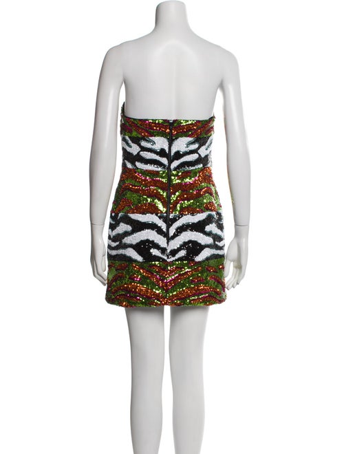 Halpern Printed Mini Dress