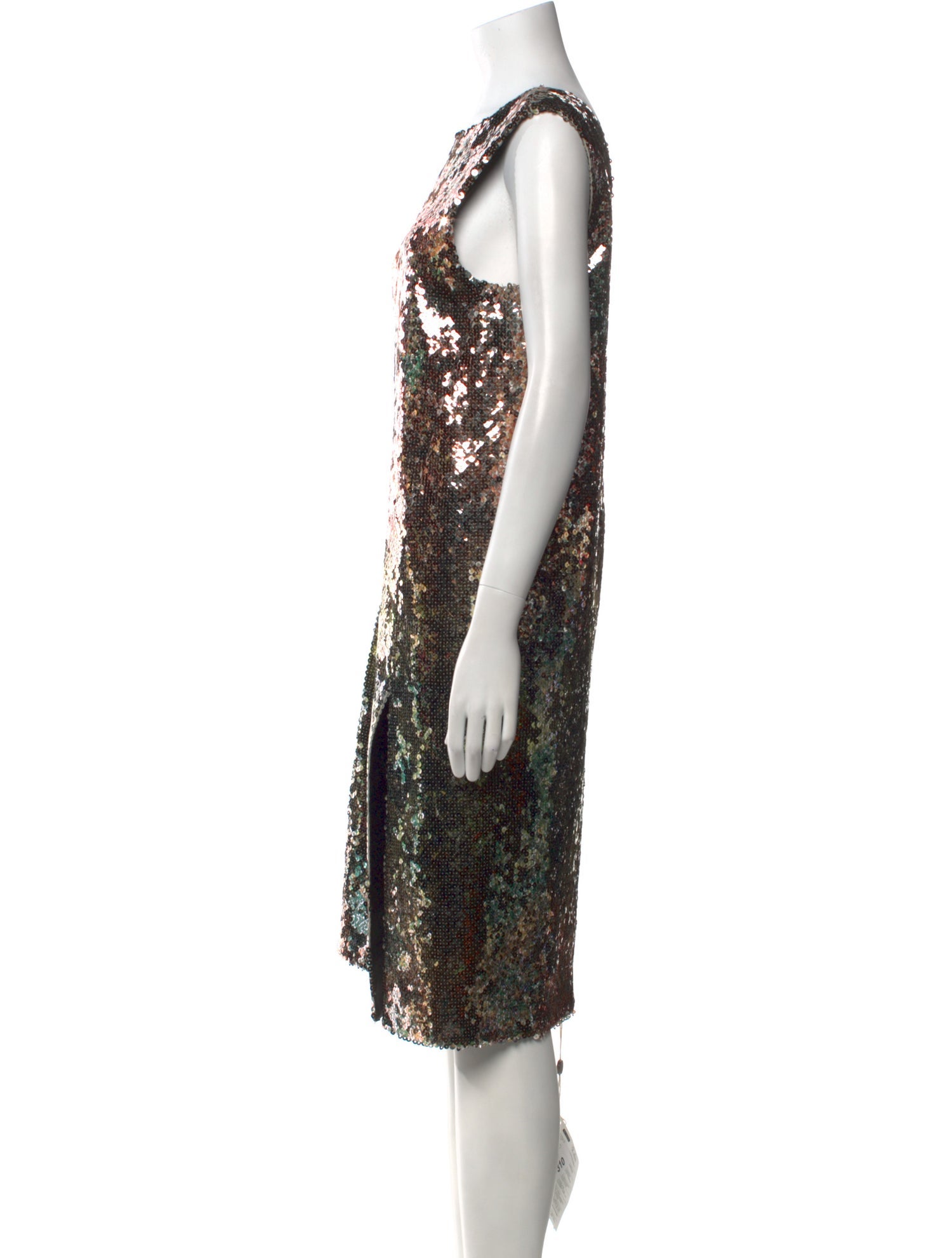 Halpern Bateau Neckline Midi Length Dress w/ Tags