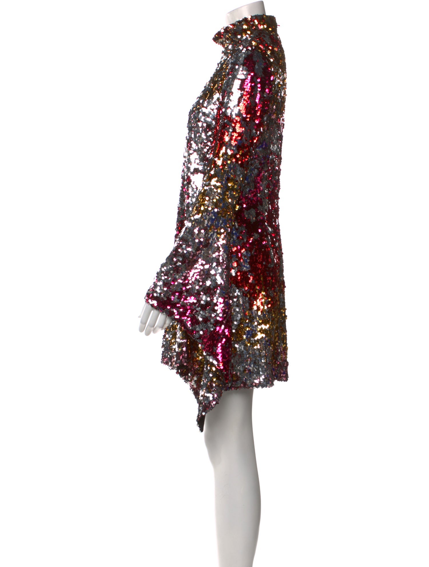 Halpern Printed Mini Dress