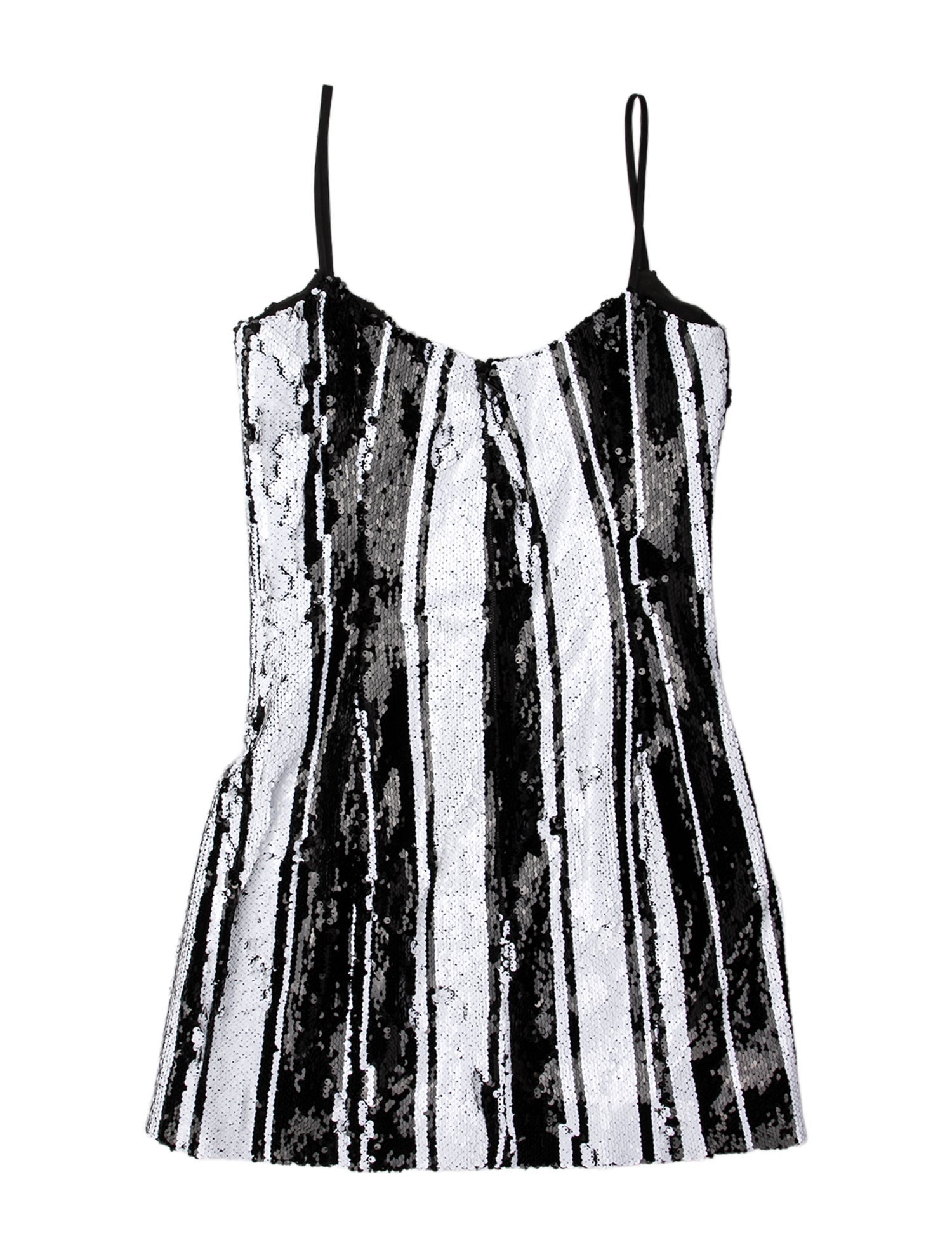 Halpern Scoop Neck Mini Dress