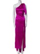 Halpern Silk Long Dress