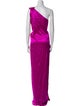 Halpern Silk Long Dress