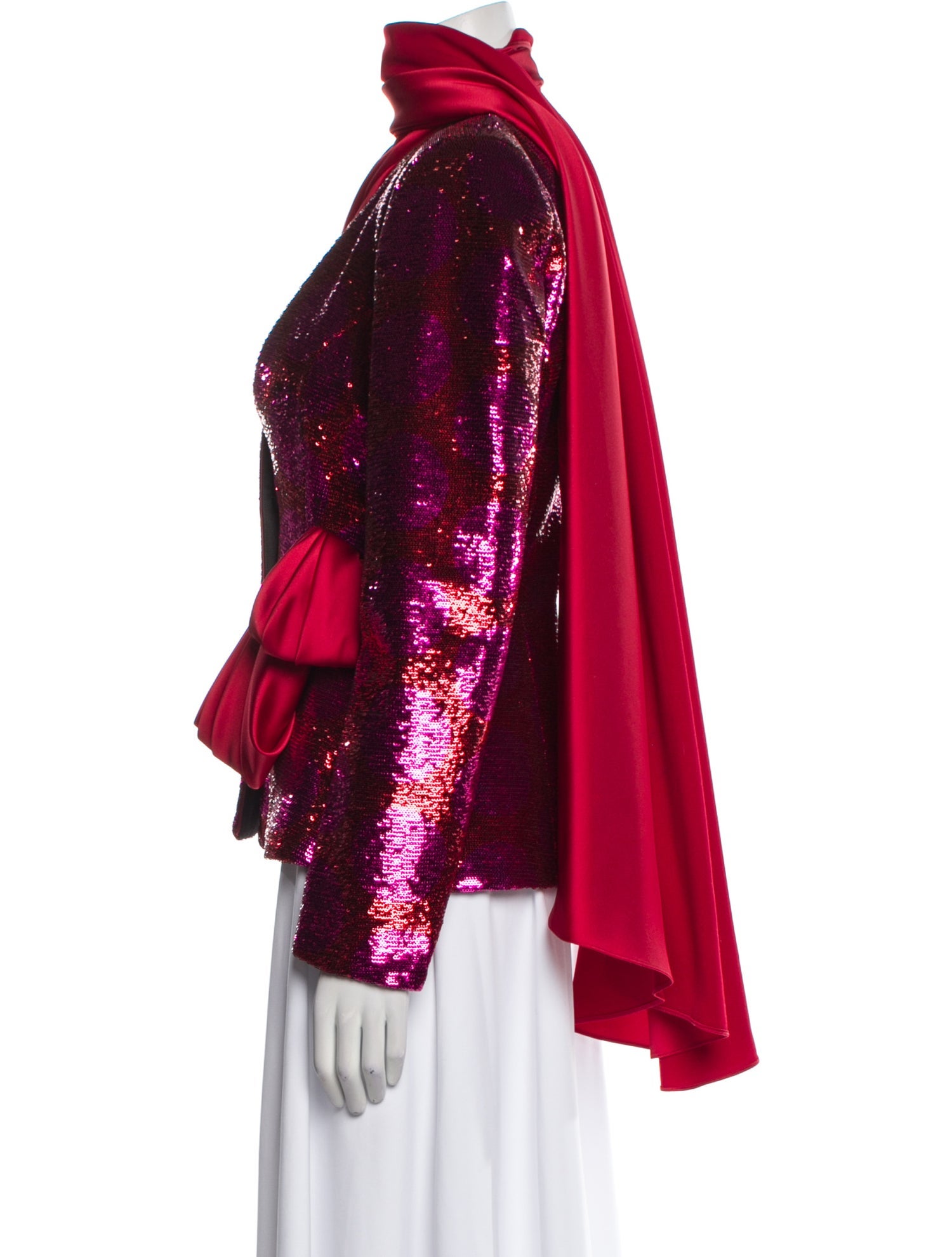 Halpern Printed Evening Jacket