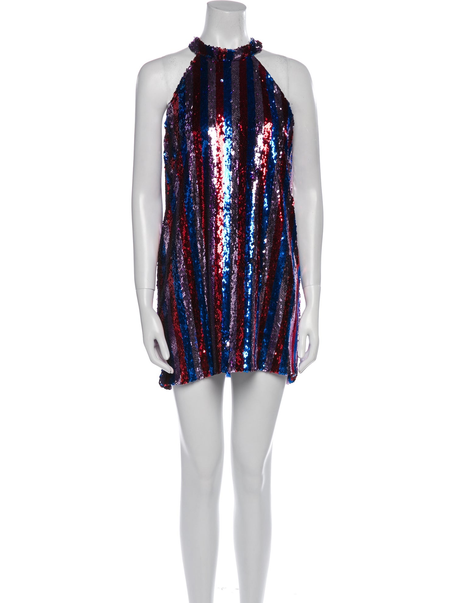 Halpern Printed Mini Dress