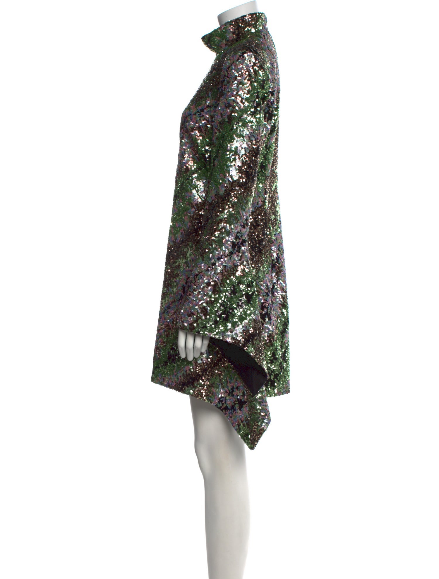 Halpern Printed Mini Dress