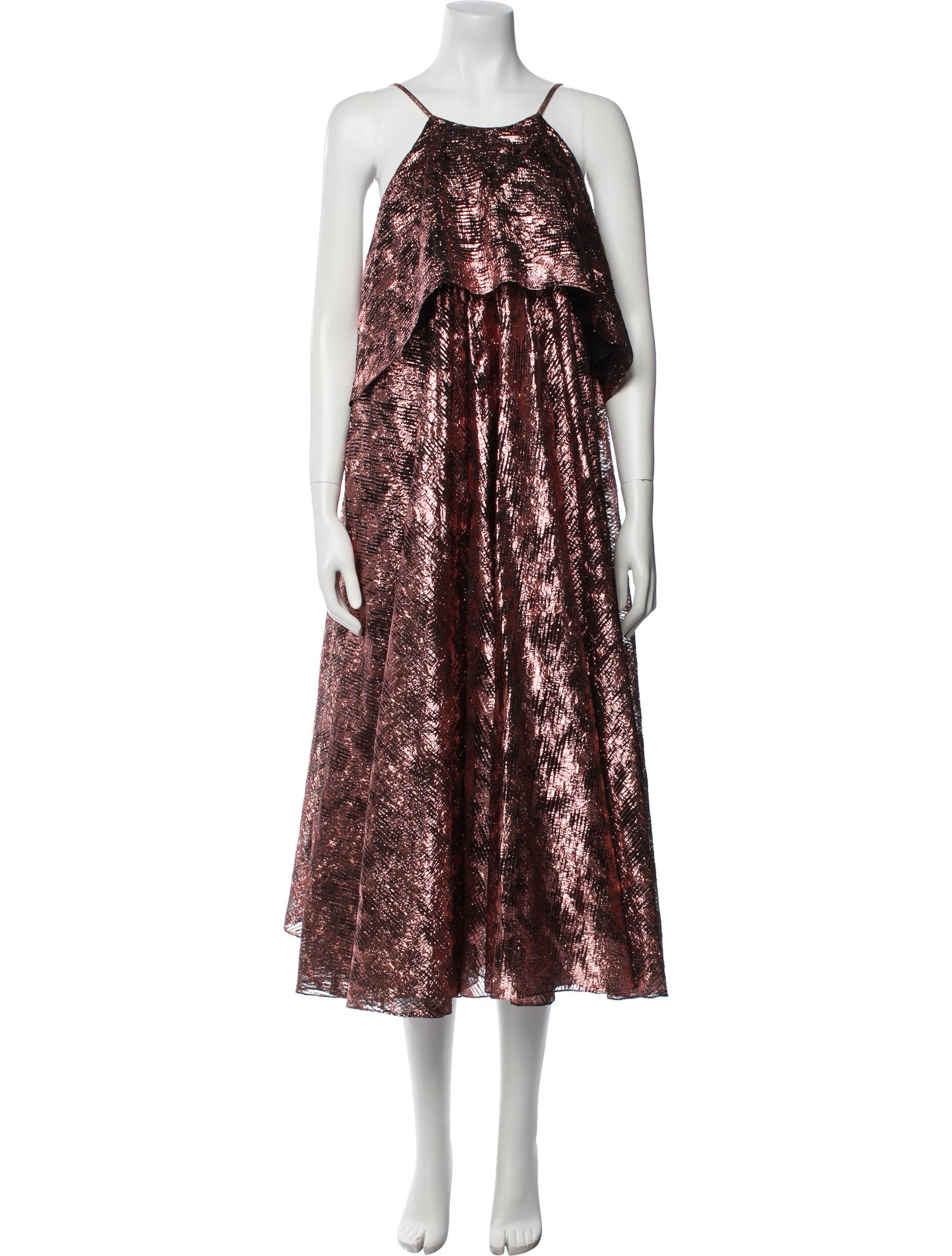 Halpern Halterneck Long Dress w/ Tags