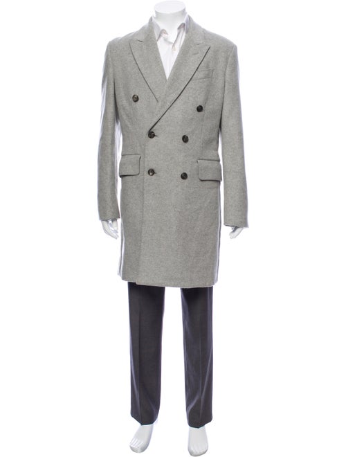 Hardy Amies Wool-Blend Overcoat grey