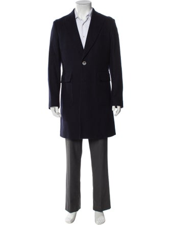 Hardy Amies Merino Wool Overcoat