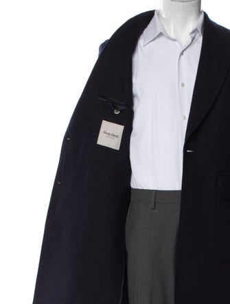 Hardy Amies Merino Wool Overcoat