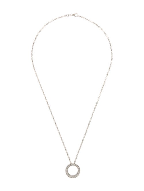 Harry Kotlar 18K Circle Scallop Art Pendant w/ Unbranded 14K Chain Necklace