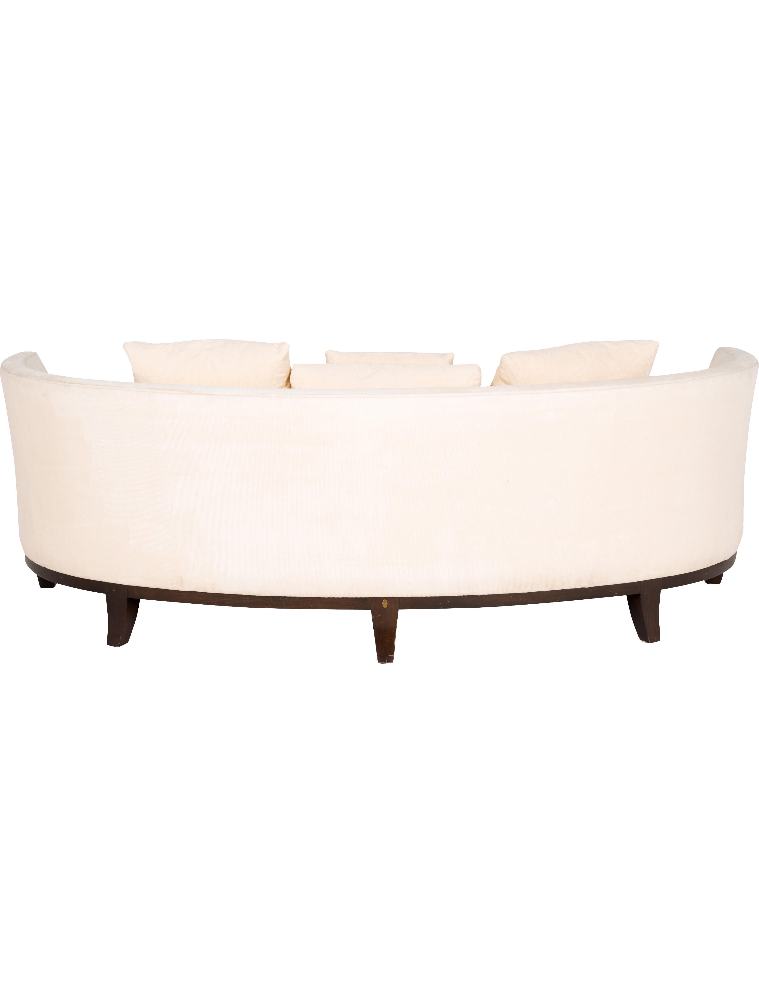 Henredon Barbara Barry Conversation Sofa - Black Seating