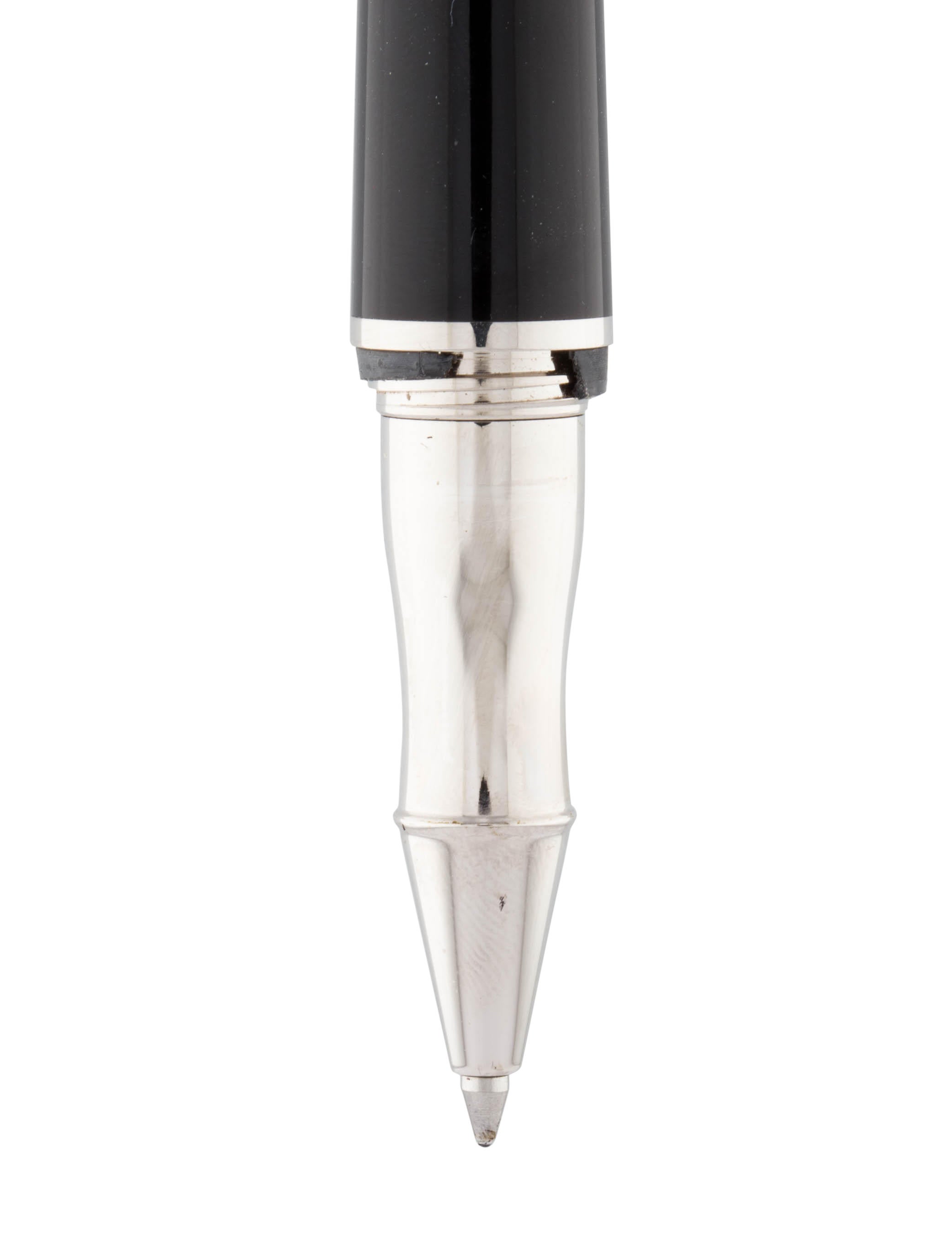 Harry Winston Diamond-Accented Rollerball Pen - Black Books