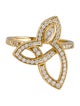 Harry Winston 18K Diamond Lily Cluster Ring