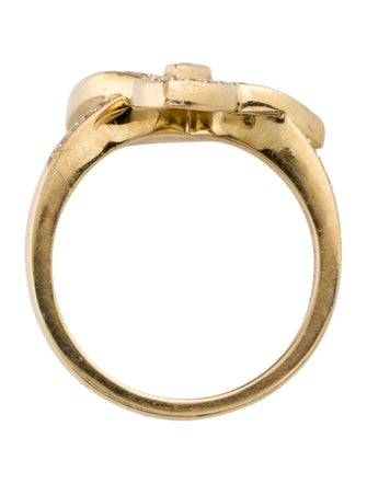 Harry Winston 18K Diamond Lily Cluster Ring