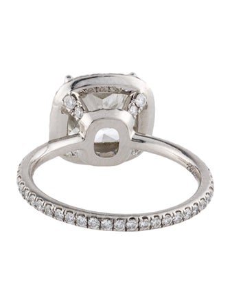 Harry Winston Platinum 2.52ct Diamond 'The One' Engagement Ring