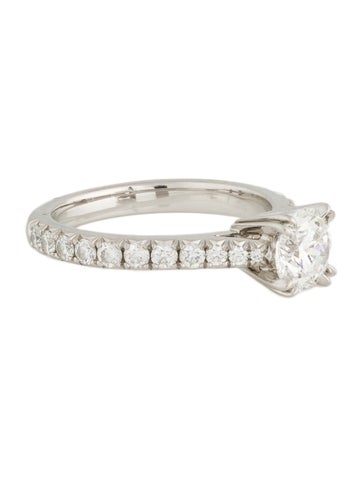 Harry Winston Engagement Ring Platinum Diamond Brilliant Love 3.5