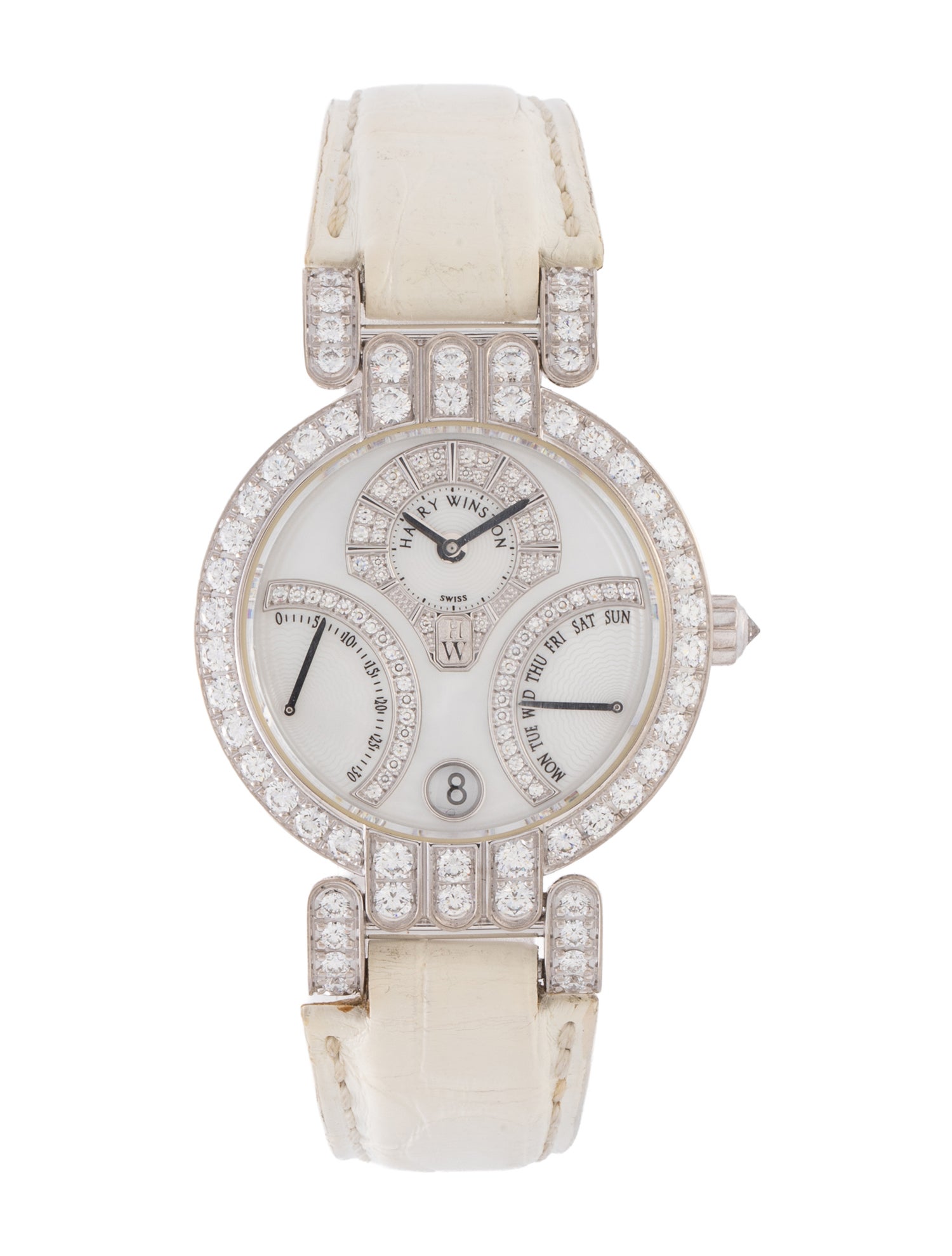 Harry Winston Premier Excenter Lady Biretro Watch