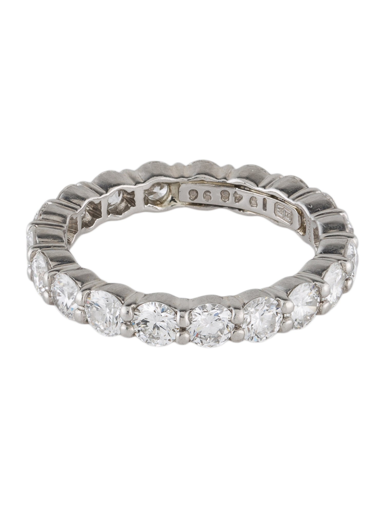 Harry Winston Platinum 2.00ctw Diamond Eternity Ring