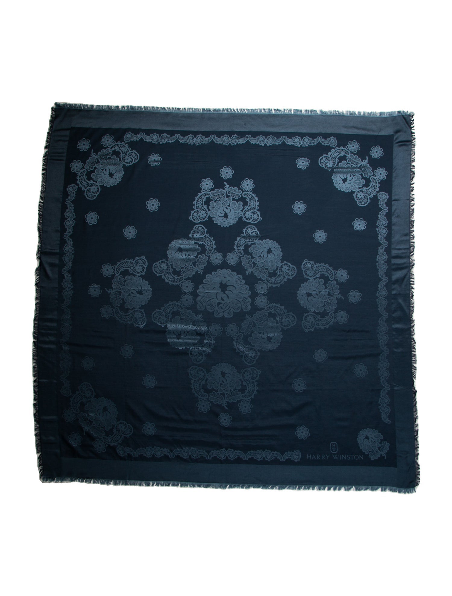 Harry Winston Silk Printed Scarf