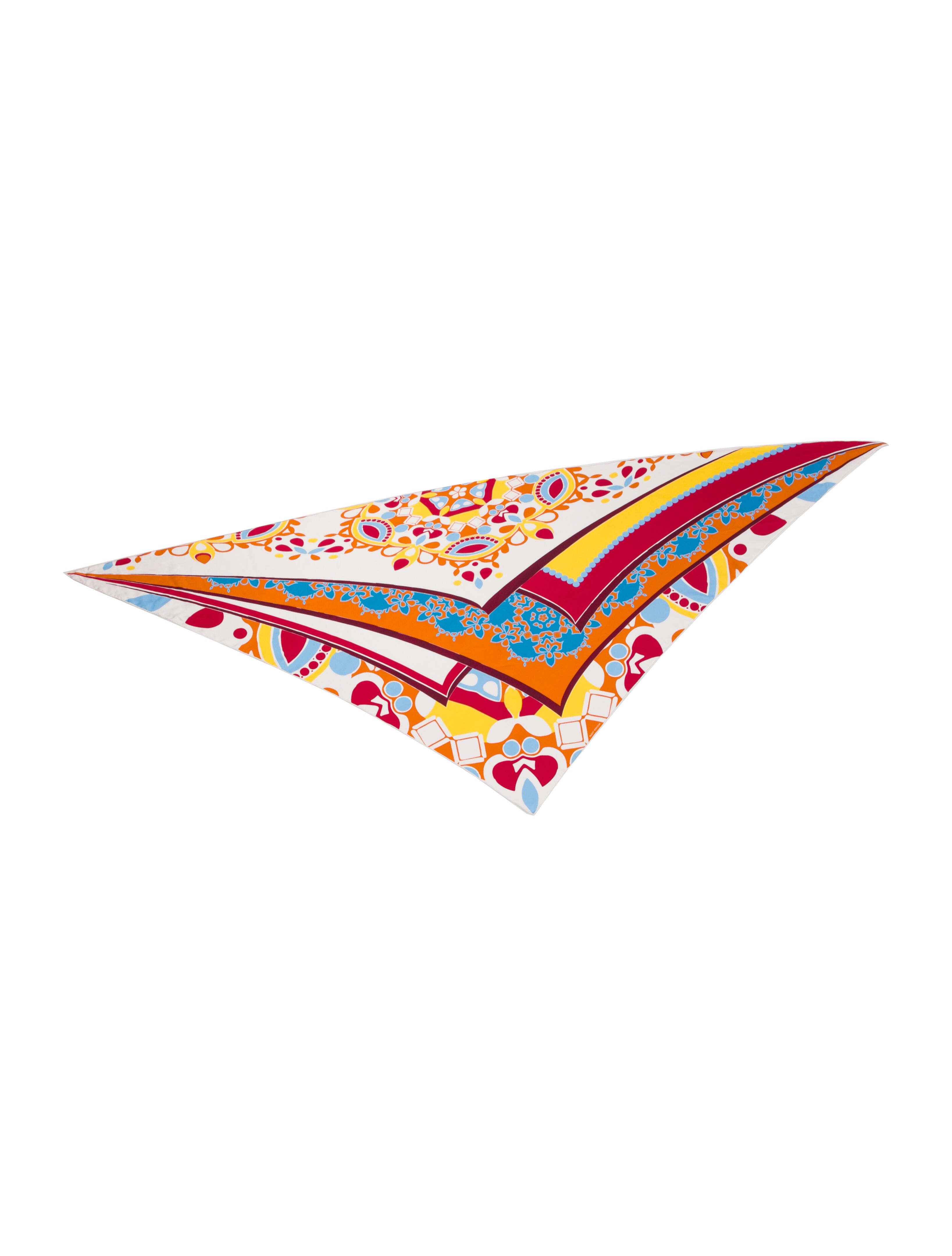 Harry Winston Silk Printed Scarf