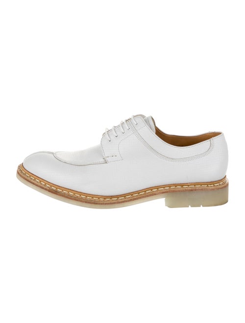 Heschung Leather Derby Shoes white