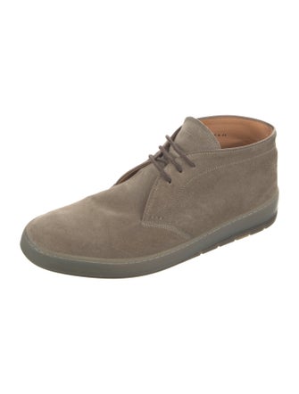 Heschung Suede Derby Shoes