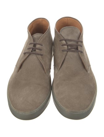 Heschung Suede Derby Shoes