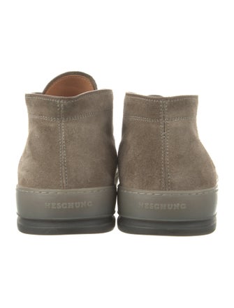 Heschung Suede Derby Shoes