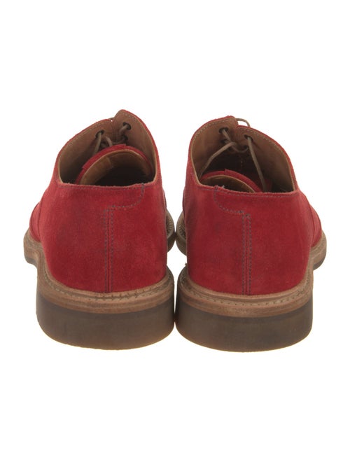 Heschung Suede Eyelet Trim Oxfords