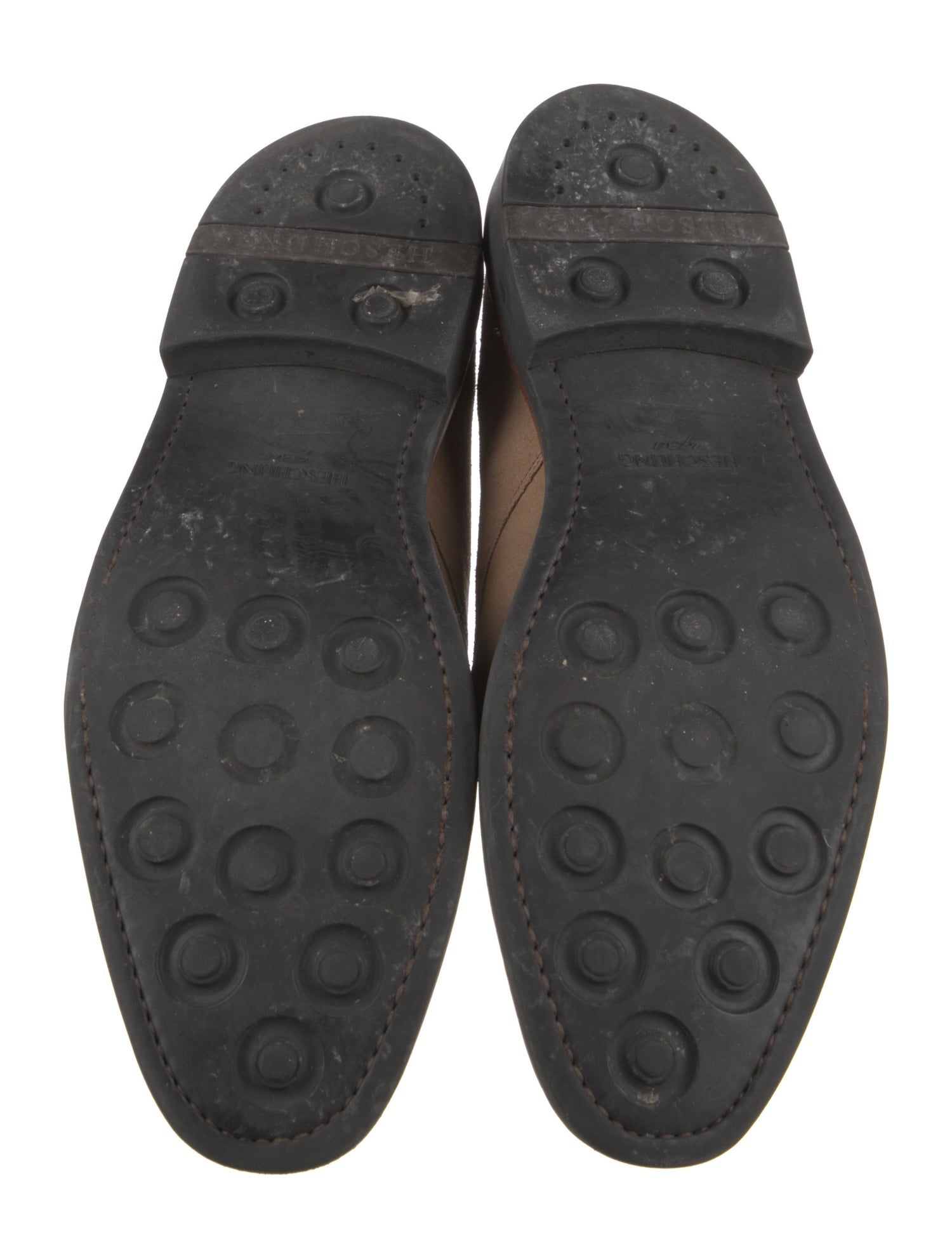 Heschung Suede Derby Shoes