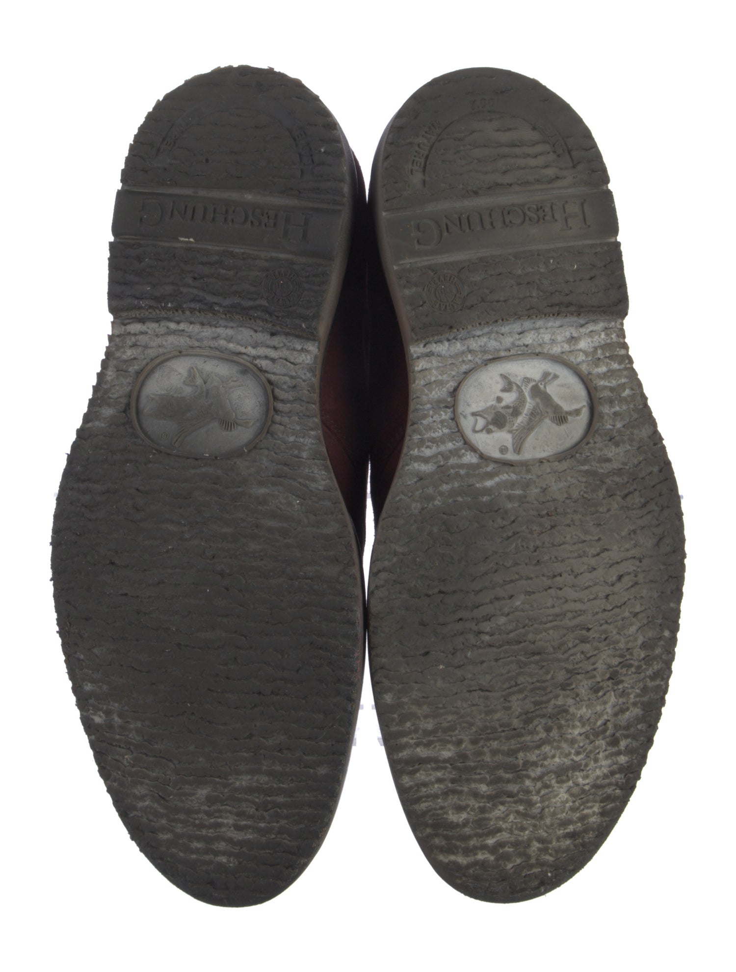 Heschung Suede Lace-Up Boots