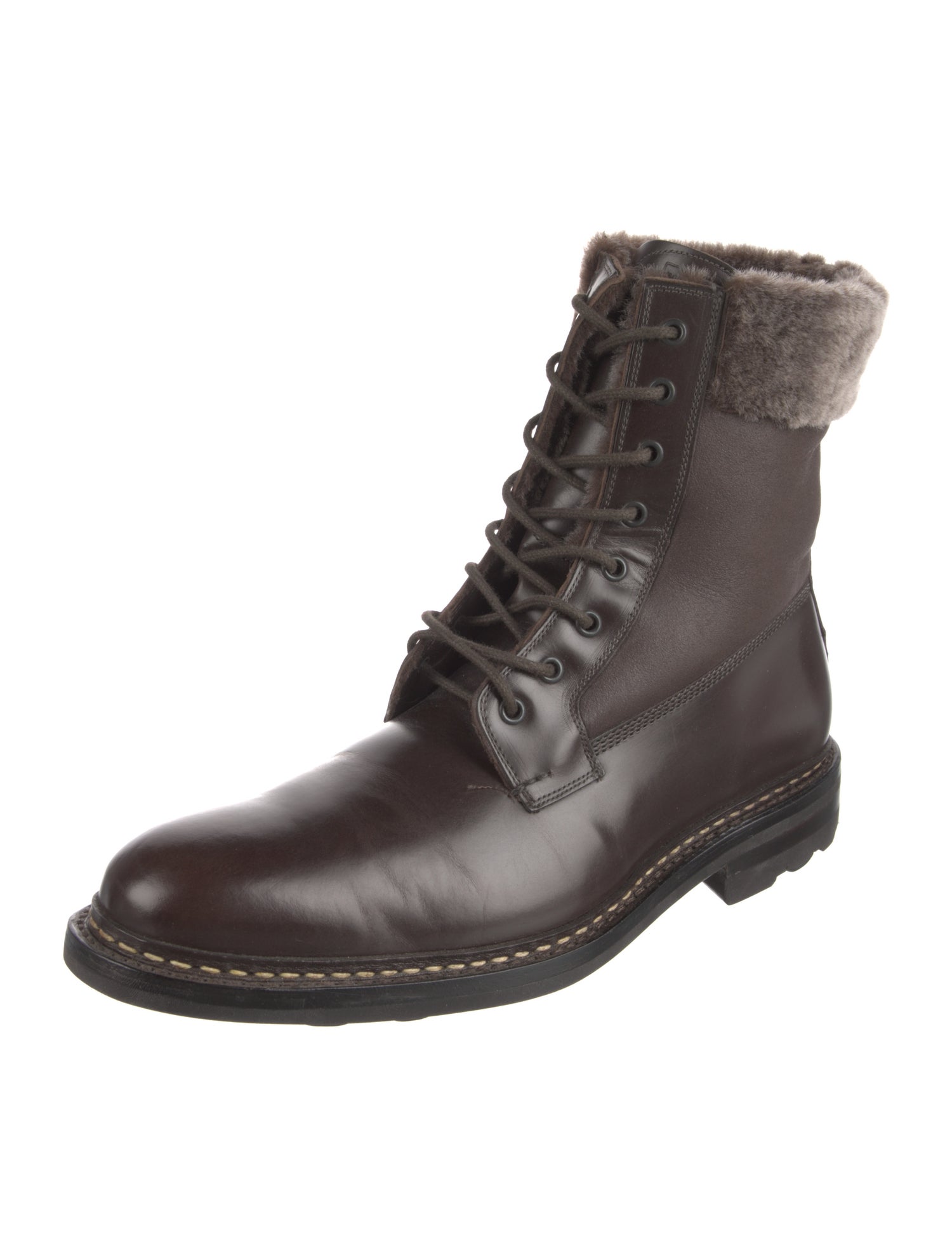 Heschung Leather Lace-Up Boots