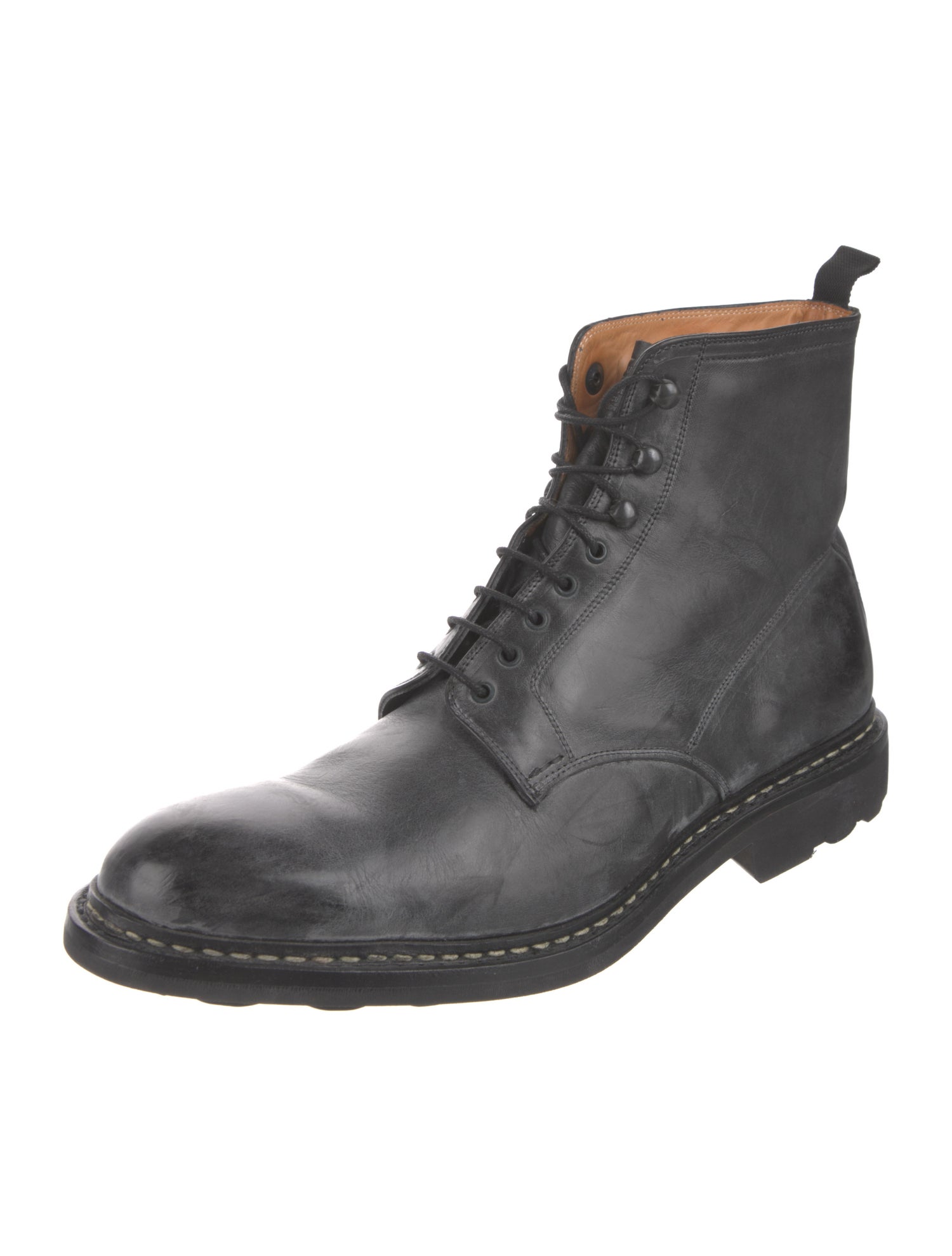 Heschung Leather Lace-Up Boots